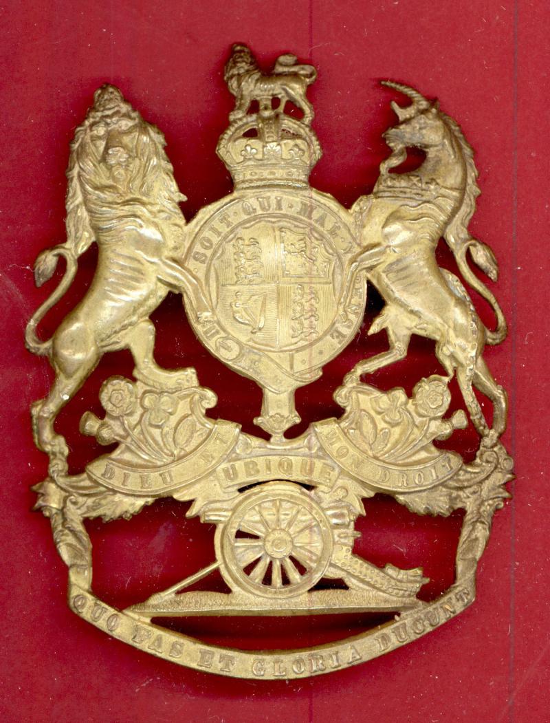 Royal Artillery Officer's / SNCO's Edwardian helmet plate