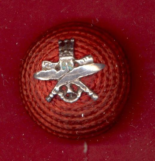 1st King George's Own Gurkha Rifles Officer's corded boss badge