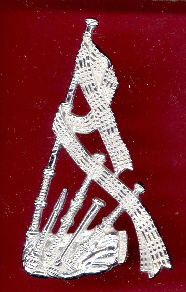 Scottish Pipers Trade Arm Badge