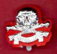 17th/21st Lancers OR's staybright Motto badge