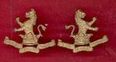 7th Princess Royal Dragoon Guards WW1 OR's collar badges