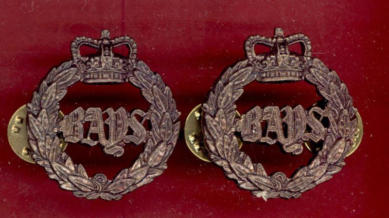 1st Queen's Dragoon Guards Officer's OSD collar badges