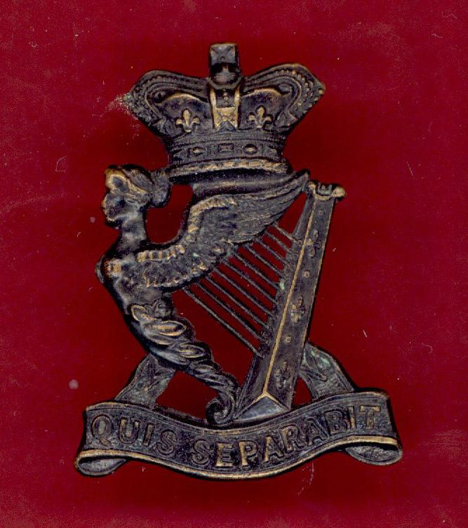 Royal Irish Rifles Victorian field service cap badge