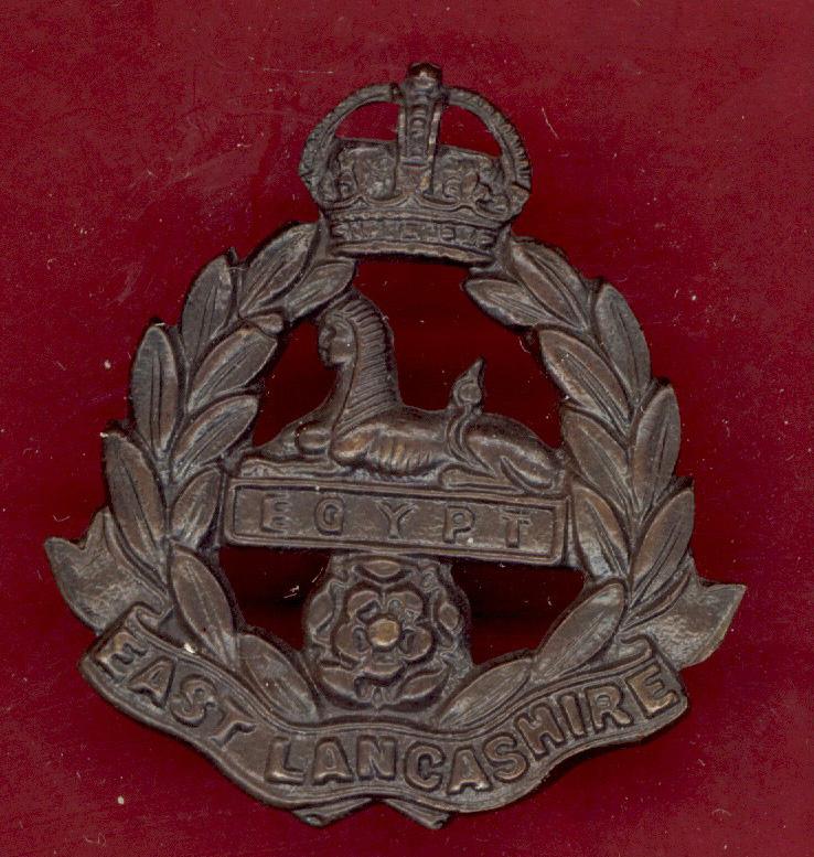 The East Lancashire Regiment Officer's OSD dress cap badge