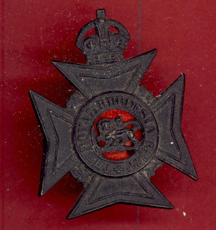 The Royal Rhodesia Rifles cap badge