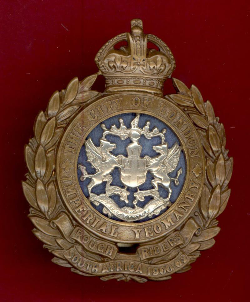 City of London Imperial Yeomanry, Rough Riders cap badge