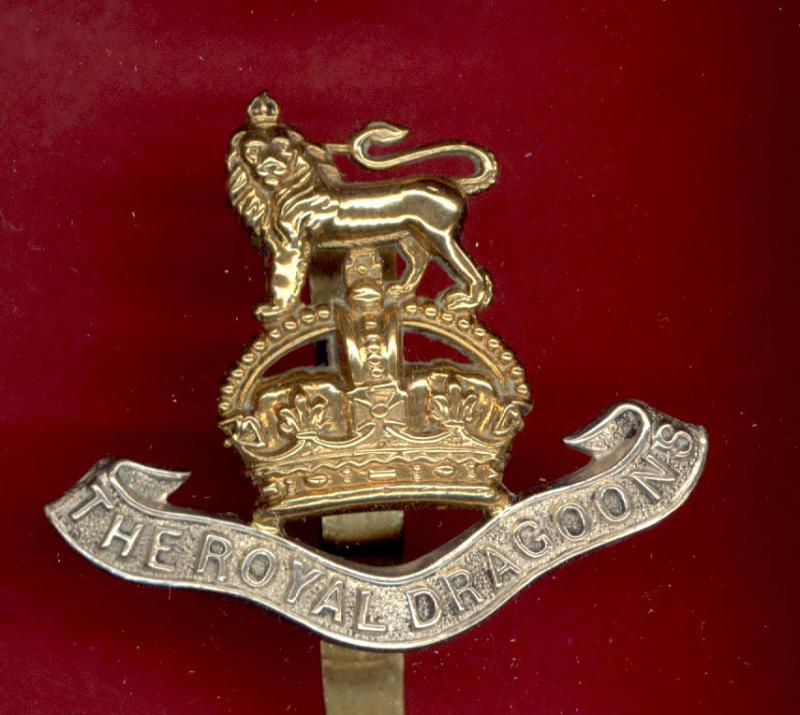 1st Royal Dragoons WW1 OR's cap badge