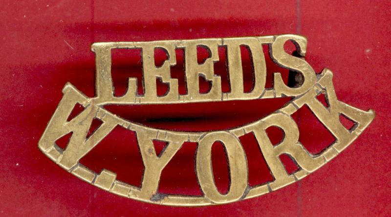 LEEDS / W.YORK WW1 shoulder title