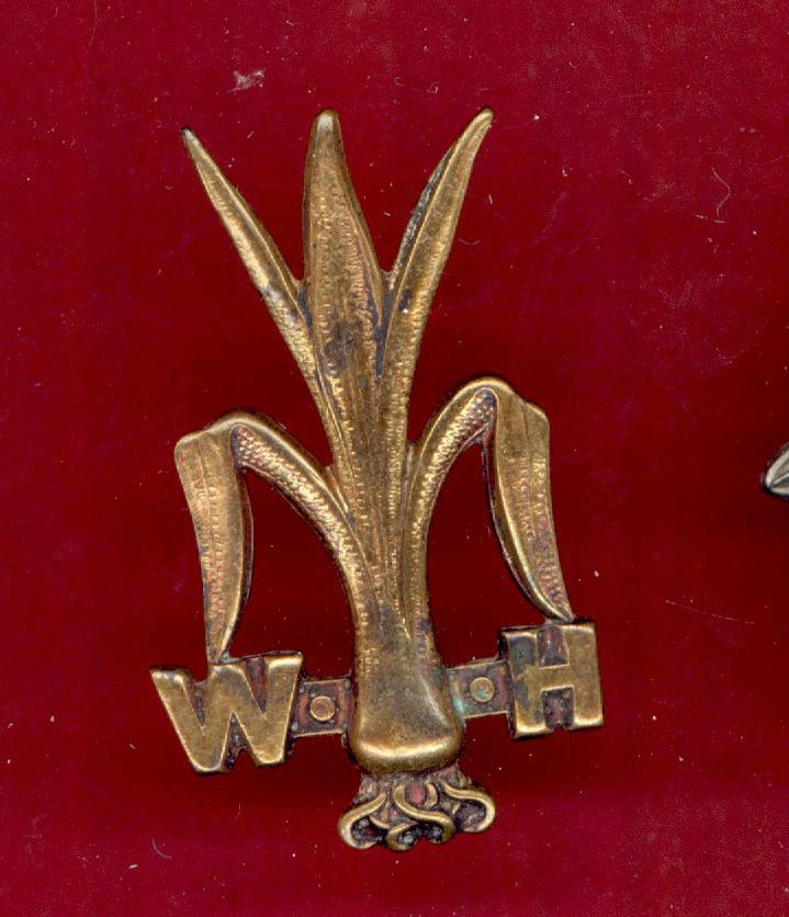 The Welsh Horse Yeomanry WW1 cap badge