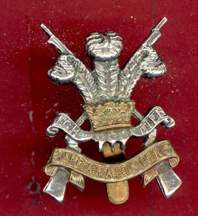 3rd Carabiniers Dragoon Guards OR's cap badge