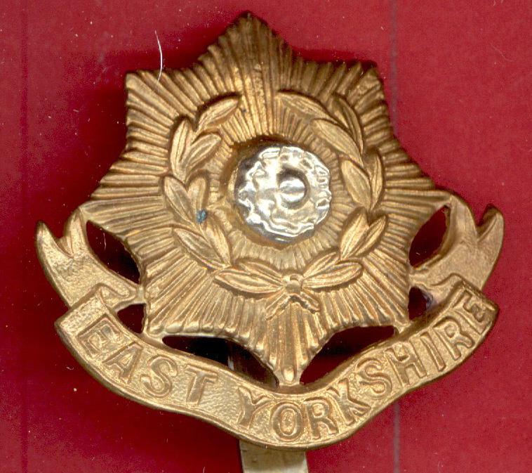 East Yorkshire Regiment OR's cap badge.