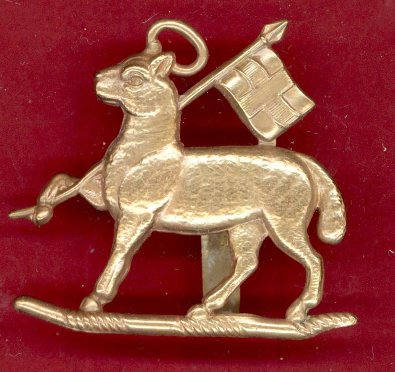 Queen's Royal Regiment (West Surrey) WW2 OR's cap badge.