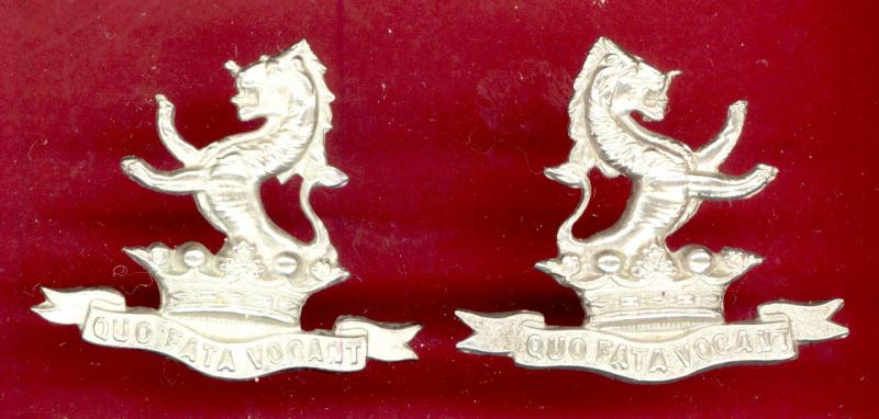 7th Princess Royal Dragoon Guards Victorian OR's collar badges