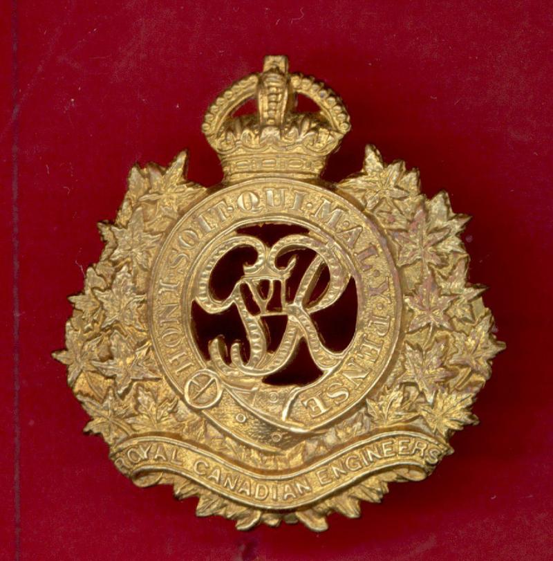 Royal Canadian Engineers WW2 cap badge