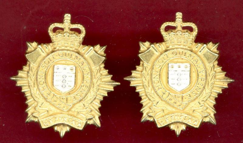 Royal  Logistic Corps Officer's collar badges