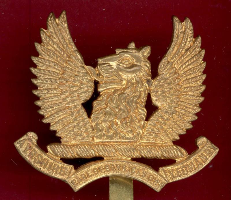 Scottish Ayrshire (Earl of Carrick's Own) Yeomanry OR's cap badge