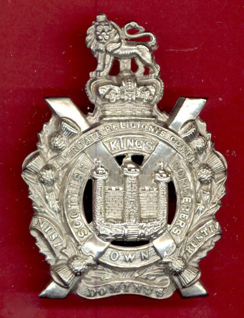 King's Own Scottish Borderers Victorian glengarry badge