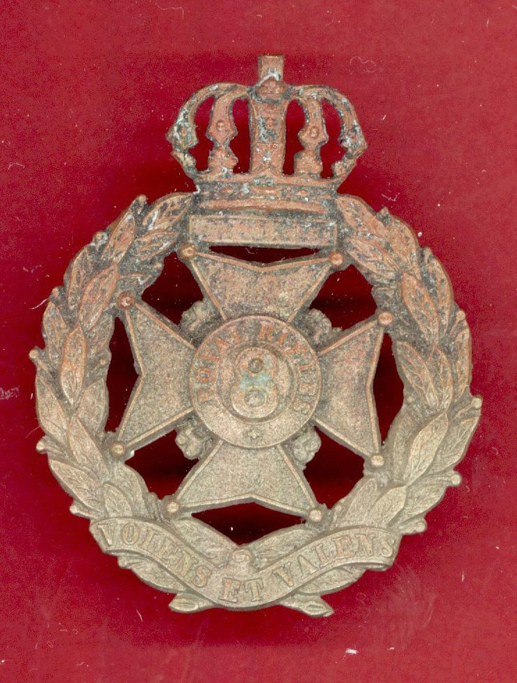 Canadian Militia 8th Royal Rifles Regiment cap badge