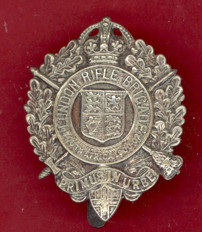 London Rifle Brigade WW1 OR's cap badge