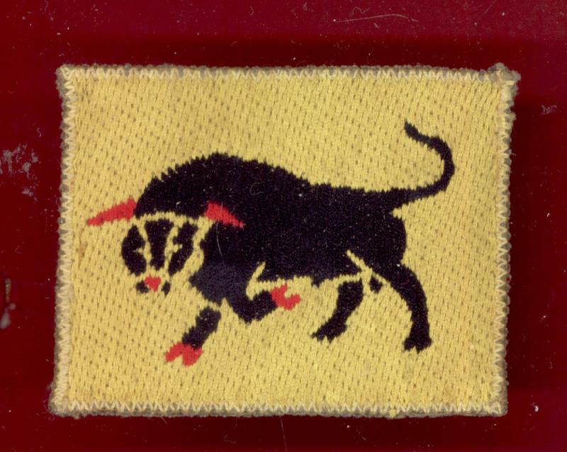 11th Armoured Division cloth formation sign