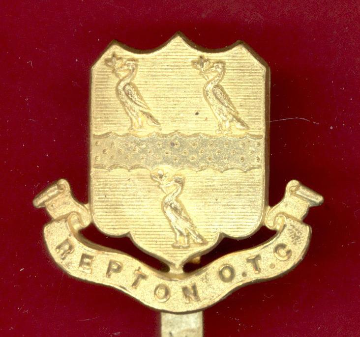 Repton School O.T.C. cap badge