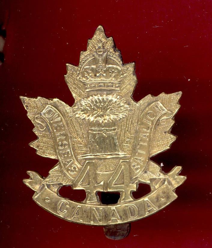 Canadian 44th New Brunswick Bn. WW1 CEF cap badge