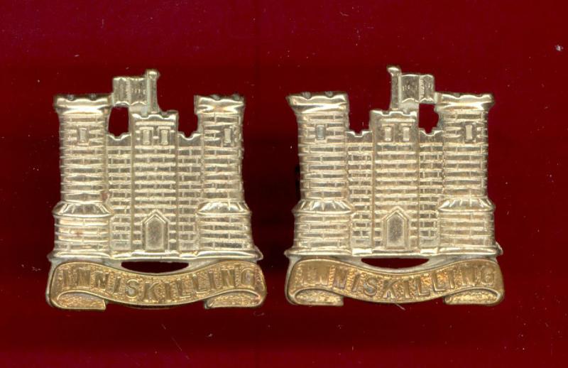 5th Royal Inniskilling Dragoon Guards OR's collar badges