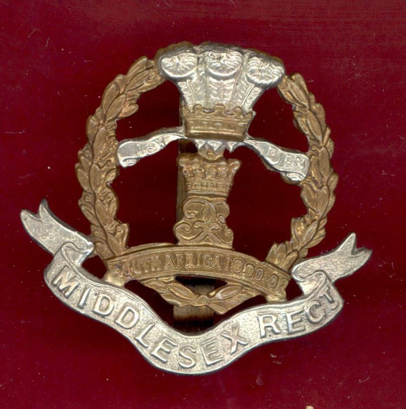 7th, 8th & 9th Bns. Middlesex Regiment post 1908 OR's cap badge