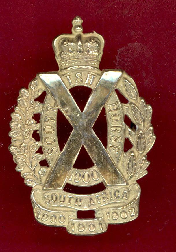 Scottish Horse Yeomanry Officer's cap badge