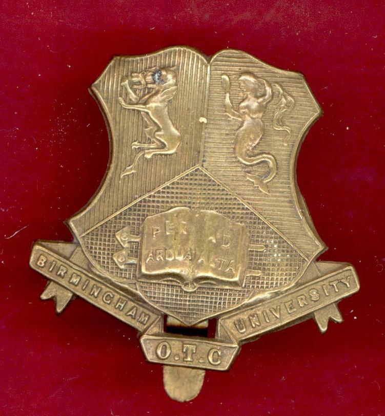 Birmingham University O.T.C. cap badge