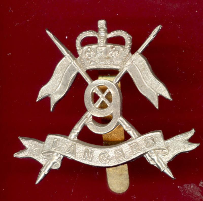 9th Queen's Royal Lancers EIIR OR's cap badge