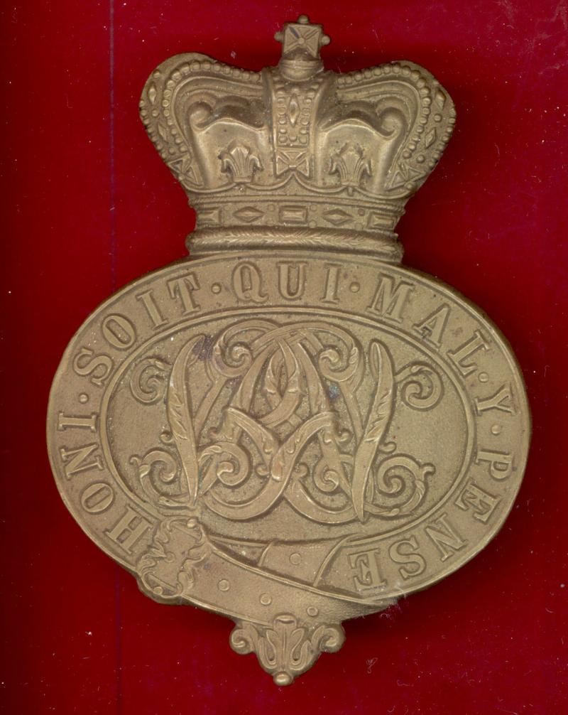 Grenadier Guards Victorian valise badge