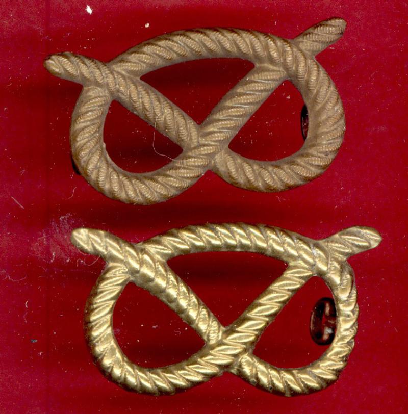 The South Staffordshire Regiment Victorian OR's collar badges