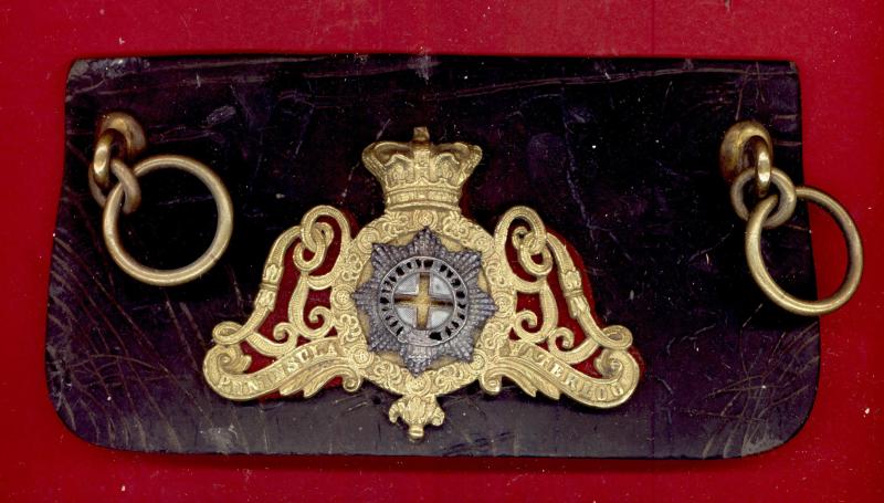 Life Guards Victorian Officer's Undress Cartouche Flap & badge