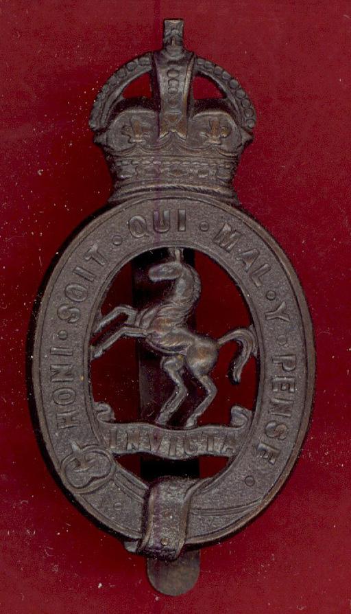 Royal East Kent Yeomanry OR's bronze cap badge