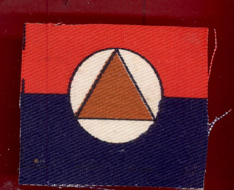 Royal Engineers Emergency Reserve Resources Units cloth formation sign