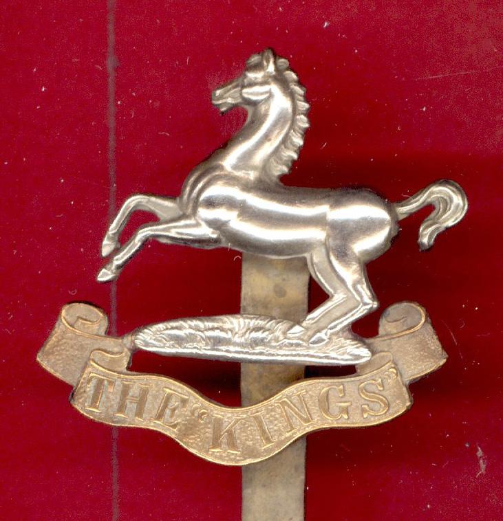 The King's Liverpool Regiment. WW1 OR's cap badge