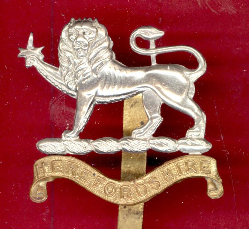 The Herefordshire Regiment OR's cap badge