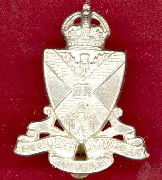 Scottish Edinburgh University O.T.C. cap badge