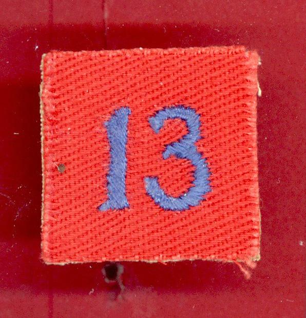 115 Construction Regiment  Royal Engineers WW2 cloth formation sign