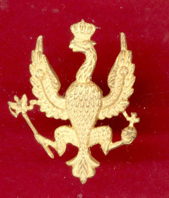 14th/20th King's Hussars Officer's beret badge