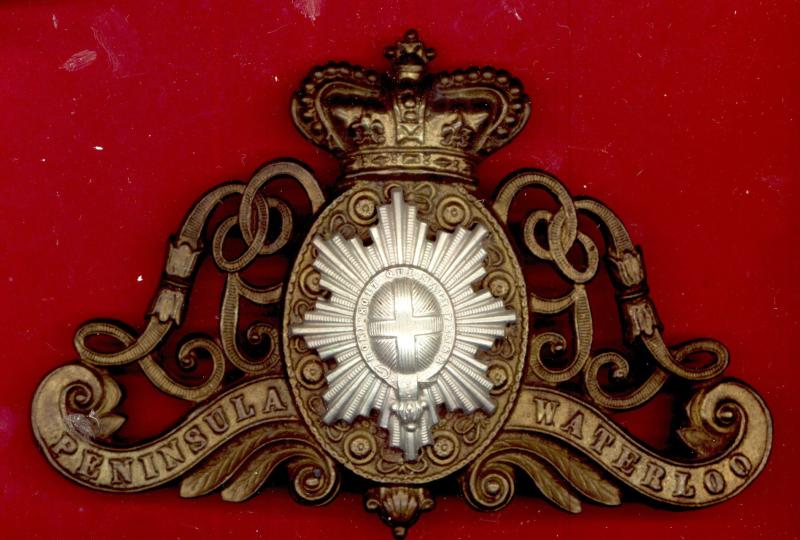 Life Guards Victorian Warrant Officer's Full Dress Cartouche badge