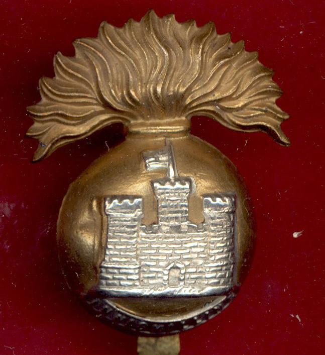 Irish Royal Inniskilling Fusiliers WW1 OR's cap badge