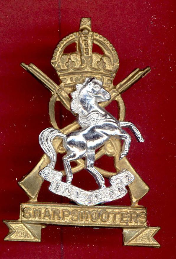 Kent & County of London Yeomanry NCO's metal arm badge