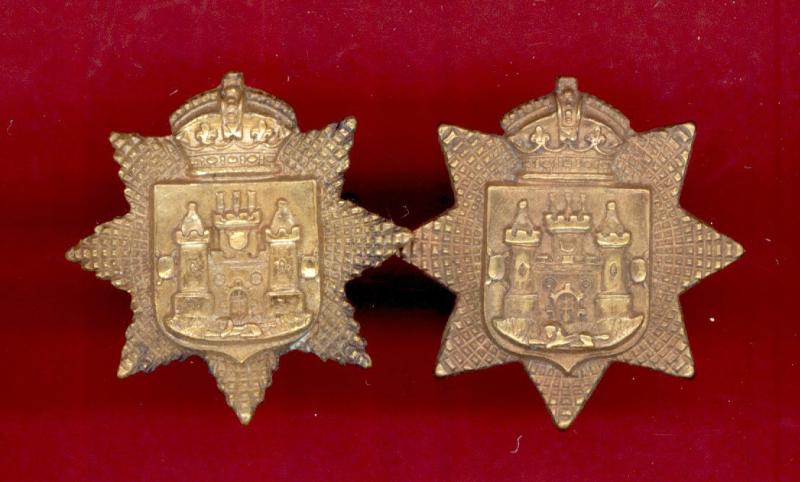 East Surrey Regiment Victorian OR's collar badges