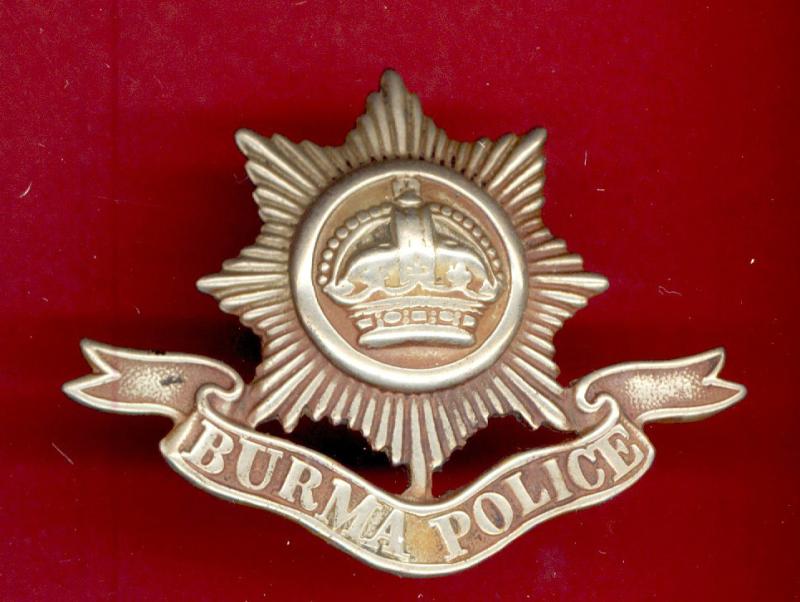 Burma Police cap badge.