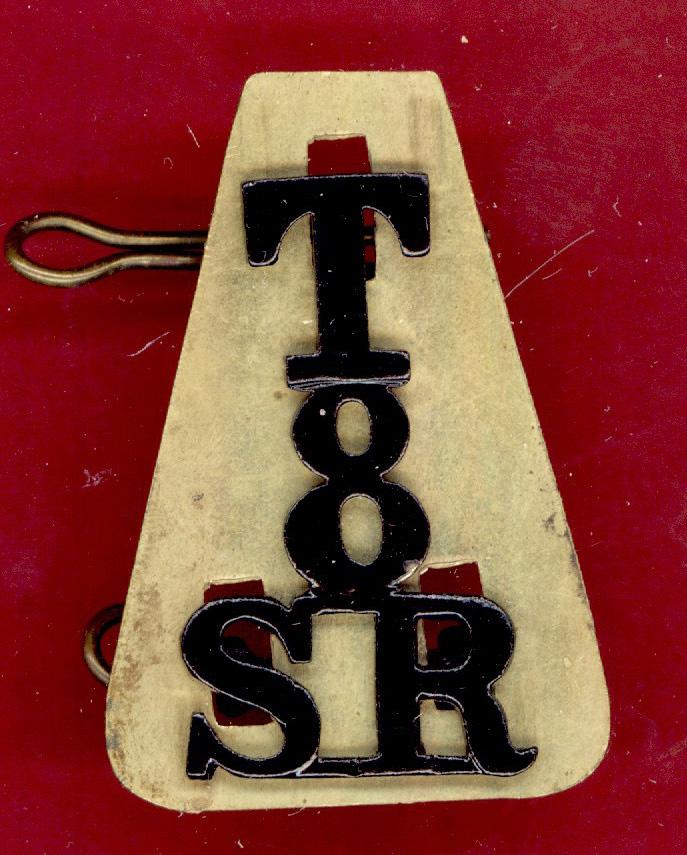 T / 8 / S.R. Cameronians Scottish Rifles WW1 shoulder title