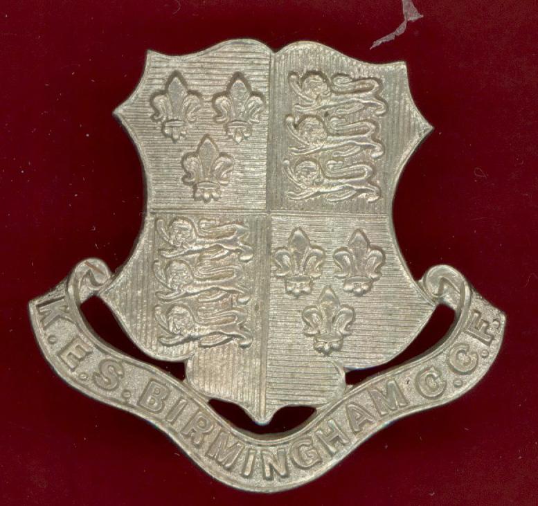 King Edward's School , Birmingham C.C.F. cap badge