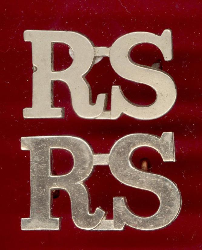 R-S Royal Scots shoulder titles