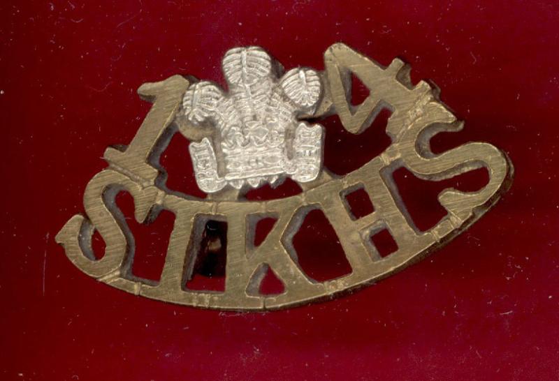 Indian Army WW1 14th K.G.O. Ferozepore Sikhs Regiment. shoulder title